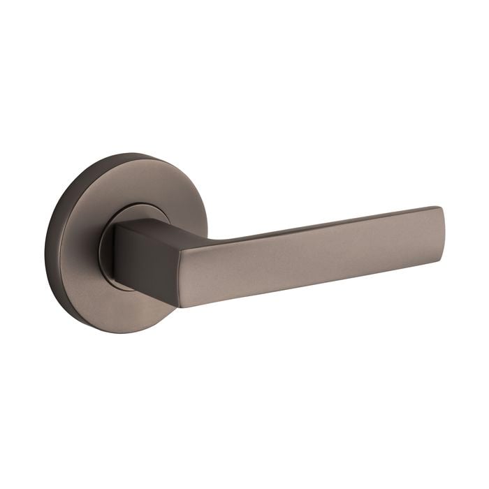 Lane Gun Metal Oxford Passage Round Lever Set