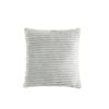 Dreamaker Embossed Teddy Fleece Cushion Silver Grey 45x45cm