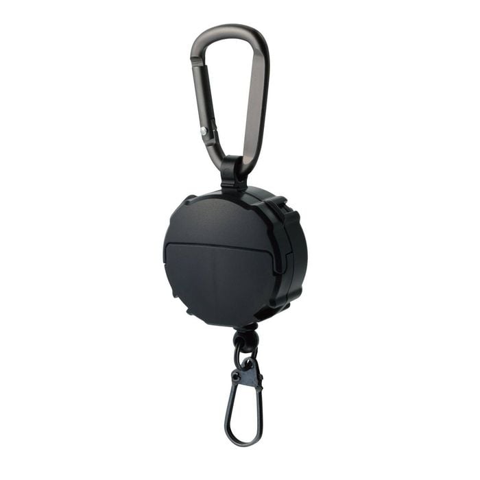 Daiichi Seiko Clip On Reel With Micro Case For Fishing Gear Storage Black