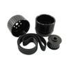 Ford Windsor 289 302 351 Gilmer Drive Kit Black Billet Aluminium With Belt
