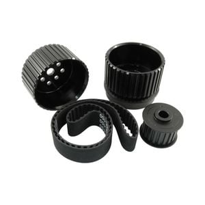 Ford Windsor 289 302 351 Gilmer Drive Kit Black Billet Aluminium With Belt