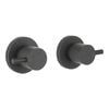 Mondella Black Matte Resonance 1/4 Turn Pin Lever Wall Top Assembly