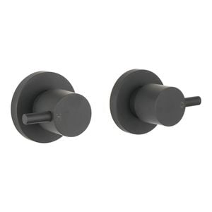 Mondella Black Matte Resonance 1/4 Turn Pin Lever Wall Top Assembly