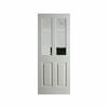 Hume Doors 1980 x 710 x 35mm Glazed Clear Ascot-G Open Top Smooth Interior Door