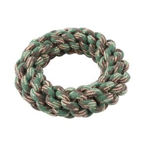 2 X Dog Toy Cotton Rope Braided Ring Pet Toy Chew Rope Play Dental