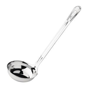 Nisbets Essentials Plain Ladle Stainless Steel 120ml 11.5'' Commercial Kitchen Utensil