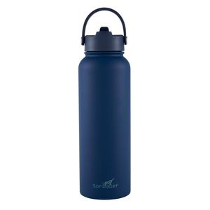 Sprinkler Bella Sipper Insulated Drink Bottle Keeps Drinks Cold 12hr 1L Navy