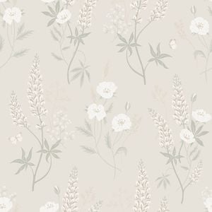 Wallpaper Trader Emma Wallpaper Roll 10.05m X 53cm, Linen