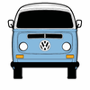 KombiLife Volkswagen T2 Bay Window Kombi Window & Bumper Sticker
