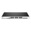 D-Link DGS-1210-28MP 28-Port Gigabit WebSmart PoE Switch With 24 RJ45 And 4 SFP Ports
