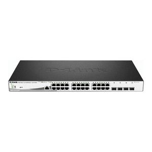 D-Link DGS-1210-28MP 28-Port Gigabit WebSmart PoE Switch With 24 RJ45 And 4 SFP Ports