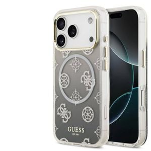 Guess Peony Gradient Glitter Edition for iPhone 17 Pro Max - Grey