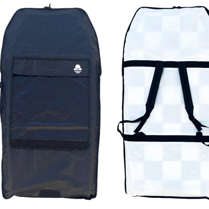 Summer vibes Lite Bodyboard Backpack Boardbag Cover - Black