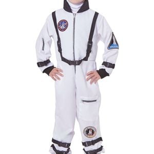 Out Of This World Boys White Space Suit Astronaut Costume - Large