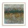 Artey | Abstract Rain - Framed Print - Oak - 60 x 60cm