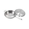 SOGA 34cm Fry Pan with Helper Handle & Lid