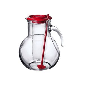 Bormioli Rocco Kufra 2L Glass Water Pitcher + Stirrer + Insert