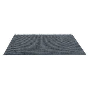 LINENOVA Chenille Anti Slip Bathroom Bath Mat 60*90cm - Charcoal