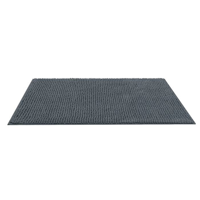 LINENOVA Chenille Anti Slip Bathroom Bath Mat 60*90cm - Charcoal