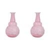 2PK LVD Bud Vase Bubble Glass Home/Lounge Decor Large Pink Gin
