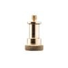 Manfrotto 151 Adaptor Stud Brass for Super Clamp System 1/4 to 3/8's 5/8 stud body