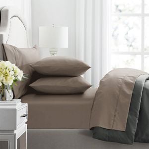 Renee Taylor Premium 1000tc  Egyptian Cotton Sheet Sets Mega Queen Pewter