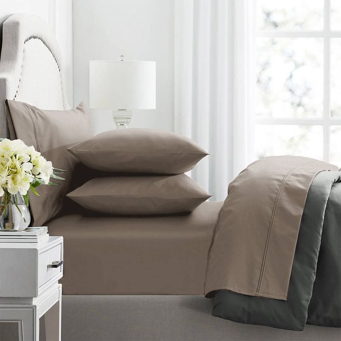 Renee Taylor Premium 1000tc  Egyptian Cotton Sheet Sets Mega Queen Pewter