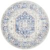 The Rug Connection Estate Lorissa Off White 150x150cm - Small Round Transitional Pet Friendly Indoor Rug