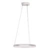 Oriel Lighting Nebula Modern Tricolour LED Halo Pendant Light White 40cm