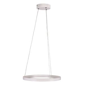 Oriel Lighting Nebula Modern Tricolour LED Halo Pendant Light White 40cm