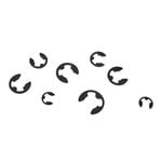 Pinnacle Black Assorted E Clips - 16 Pack