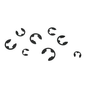 Pinnacle Black Assorted E Clips - 16 Pack