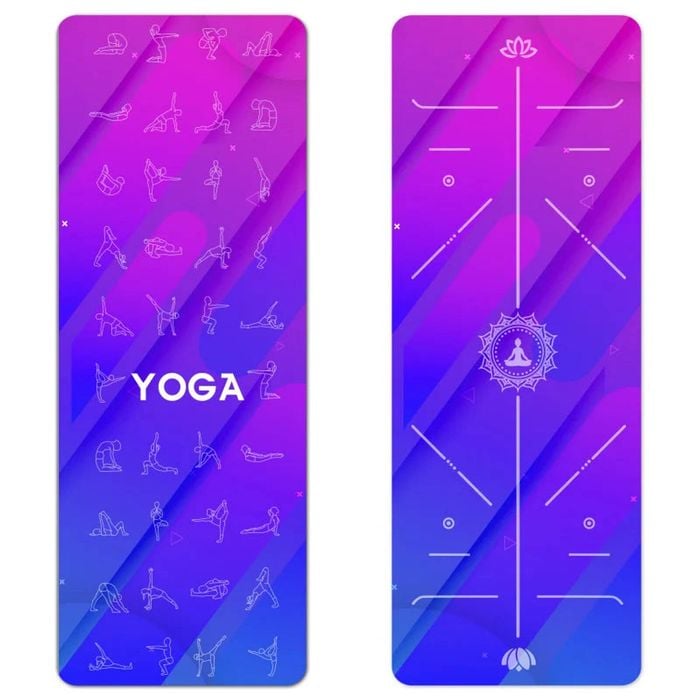 NNEOBA Natural Rubber Yoga Mat with Bag & Straps