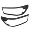 Matte Black Head lights Trim Cover to suit Toyota Hilux SR 2020 2021 Onward
