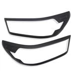Matte Black Head lights Trim Cover to suit Toyota Hilux SR 2020 2021 Onward