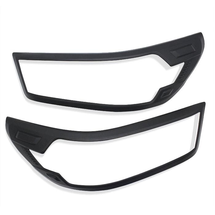 Matte Black Head lights Trim Cover to suit Toyota Hilux SR 2020 2021 Onward