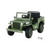 Rigo Ride On Car Jeep Kids Military  12V Green