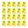 20x Spirax 161 Writing Book 33.5x24cm 64 Pages 18mm Dotted Thirds Yellow