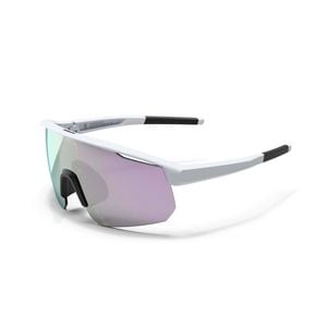 Decathlon - Adult Category 3 Cycling Sunglasses Perf 500 Light - White - One Size
