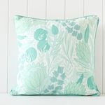 Rayell Indoor Square Cushion Earthly Pleasures Green 45x45cm