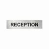 Sandleford 200 x 50mm Stainless Steel Reception Sign