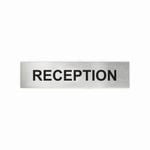 Sandleford 200 x 50mm Stainless Steel Reception Sign