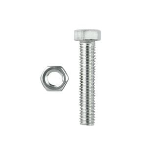 Pinnacle M12 x 40mm Stainless Steel Hex Head Bolt And Nut - 4 Pack