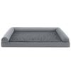 Costway 122cm Foam Dog Bed Puppy Sofa Waterproof Pet Cushion Couch Grey