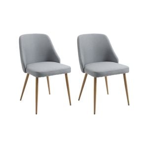 CHOTTO - Niko Dining Chairs - Grey (Set of 2)