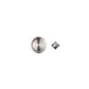 Delf Trade Satin Stainless Round Passage Cavity Sliding Door Set