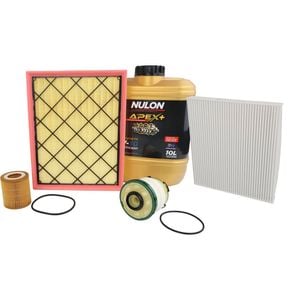 Filter Service Kit + Oil For Ford Ranger Px1 Px2 Px3 P5at P4at, Ford Everest Ua P5at 2.2l 3.2l