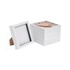 Nicola Spring Box Picture Glass Photo Frame, Standing & Hanging - for 6x6" (15x15cm) Photos - Pack of 5