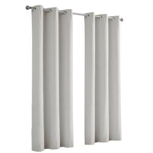Feiglin 120 x 223cm Eyelet Silver Blockout Curtain