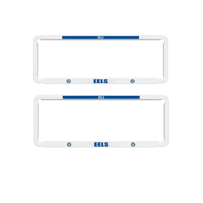 2x OFFICIAL NRL Parramatta Eels Car Number Plate Frame Cover Surround